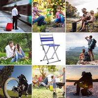 STAINLESS STEEL MULTIPURPOSE LIGHTWEIGHT  PORTABLE FOLDING CAMPING CHAIR FOR GARDEN