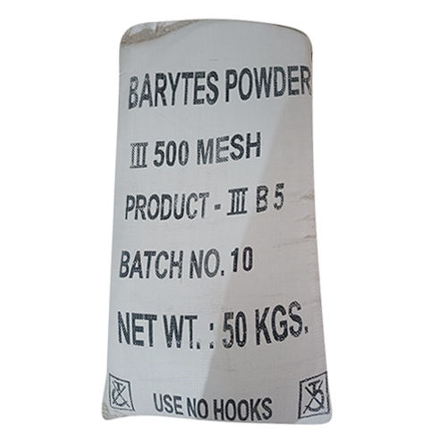 White 50kg Natural Baryte Powder