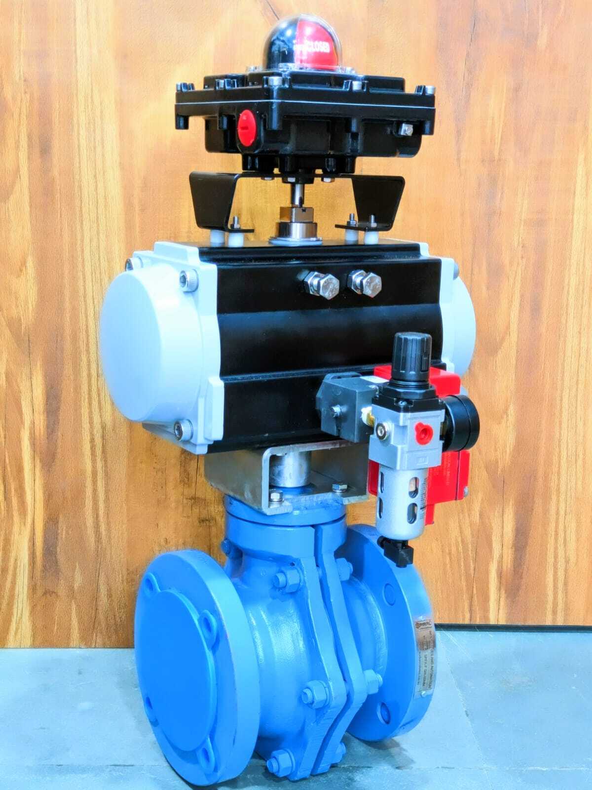 PTFE BALL VALVE WITH ACTUATOR