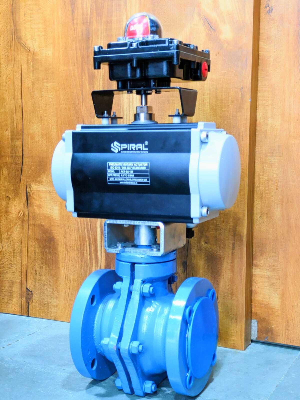 PTFE BALL VALVE WITH ACTUATOR