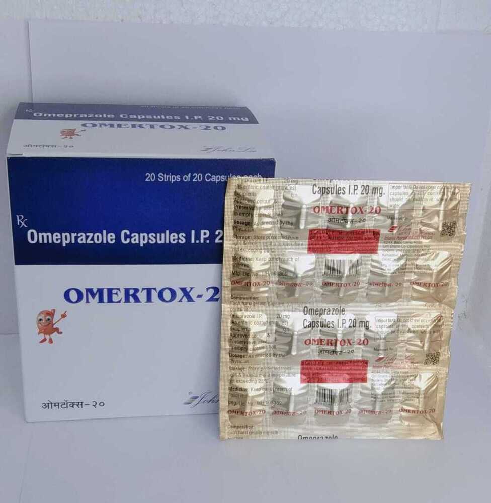 Omeprazole and Domperidone Capsules - 20 mg Omeprazole IP, 10 mg Domperidone IP | Prevents Acid Reflux, Alleviates Nausea and Vomiting