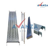 Ms Plank With Hook - High Tensile Steel, Hot-dip Galvanized Finish | Modular Cuplock Scaffolding System With Quick Erection Features