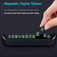 CAR DESK NUMBER PLATE