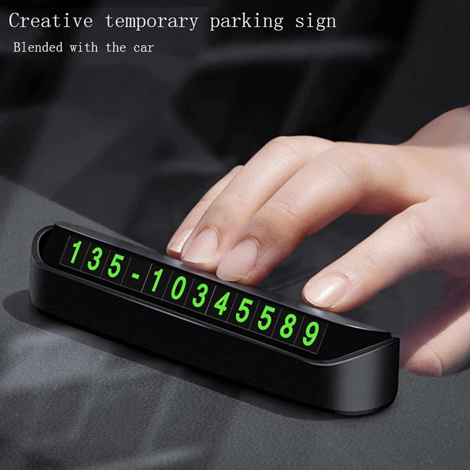 CAR DESK NUMBER PLATE