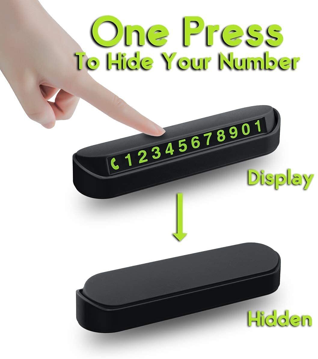 CAR DESK NUMBER PLATE