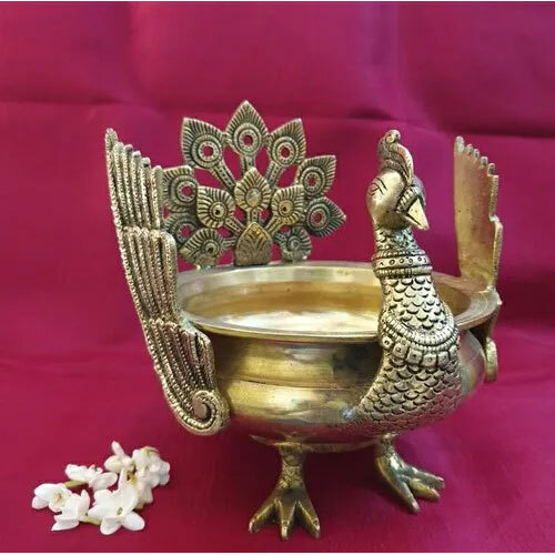 Brass Urali pecock