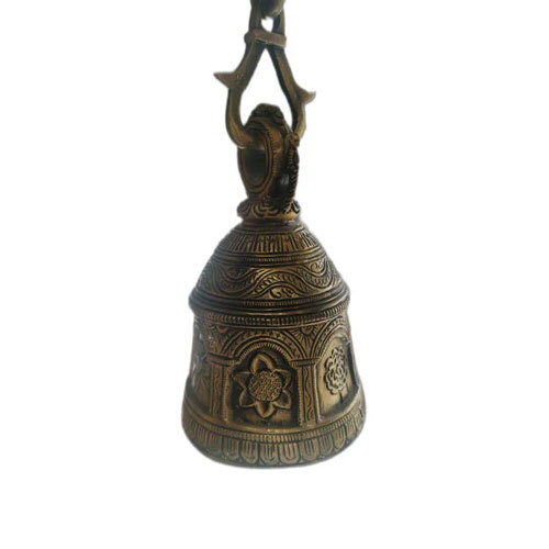 Brass bell decor