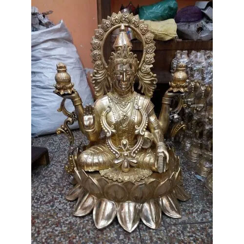 Brass Laxmi Statue