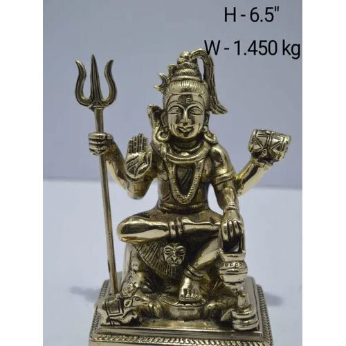 Brass Shiv Family Statue