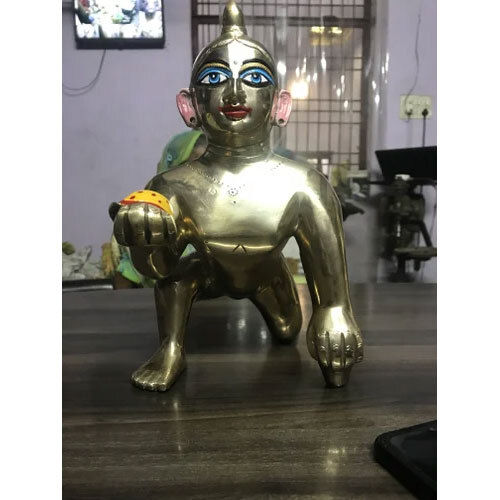 Brass Laddu Gopal Multi Colour