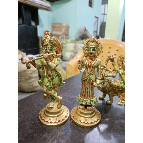 Brass Radha Krishna