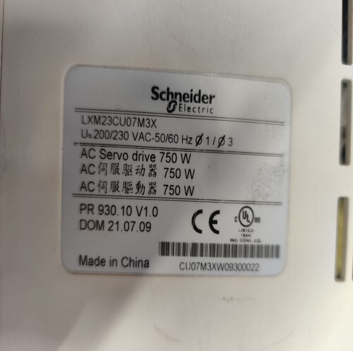 SCHNEIDER ELECTRIC LXM23CU07M3X SERVO DRIVE