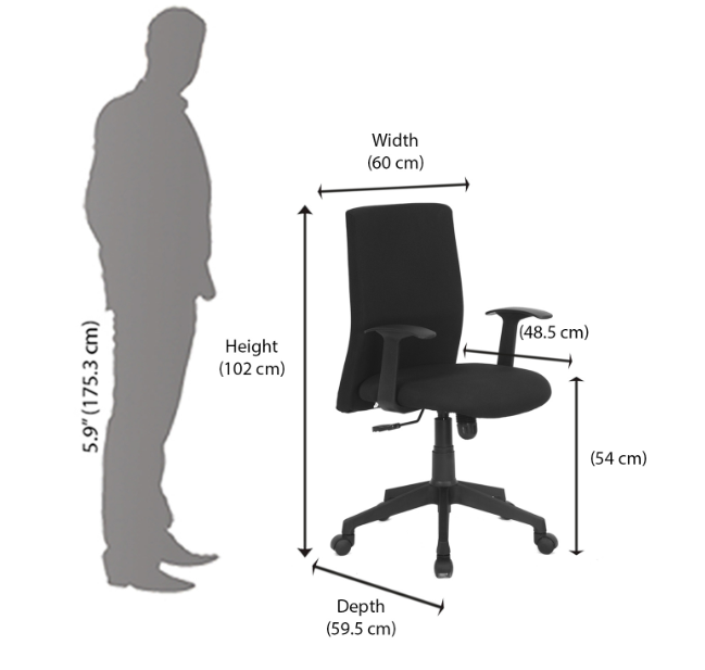 Nilkamal Optima Mid Back Chair