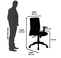 Nilkamal Optima Mid Back Chair