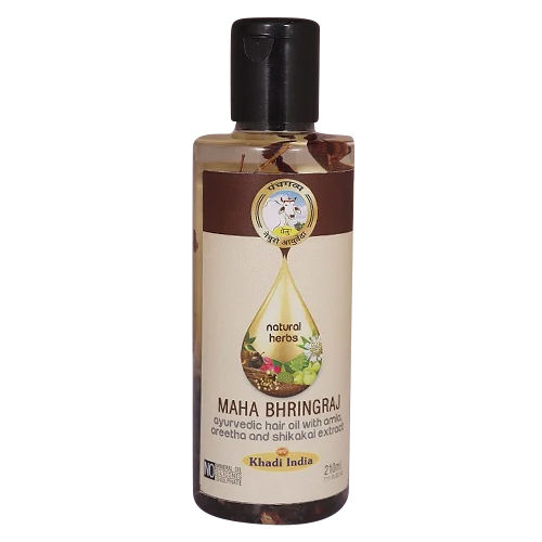 210ml Maha Bhringraj Ayurvedic Hair Oil - Gender: Female