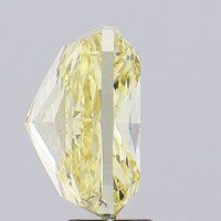 Cushion 8.06ct FANCY VIVID YELLOW SI1 IGI 588344718 Lab Grown Diamond EC7196