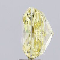 Cushion 8.06ct FANCY VIVID YELLOW SI1 IGI 588344718 Lab Grown Diamond EC7196