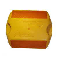 Abs Body Road Studs - High-quality Plastic, Vibrant Yellow And Orange Colors | Enhanced Nighttime Visibility And Safety Warranty