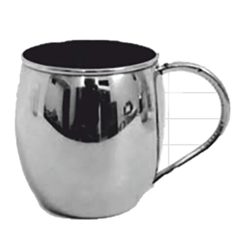 1335 Silver Steel Mug