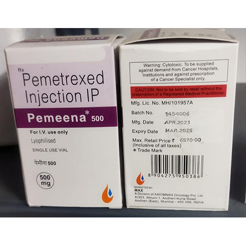 Pemetraxed 500 Injection