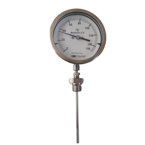 Instrumentation Stem Type Temperature Gauges Dial Material: Glass