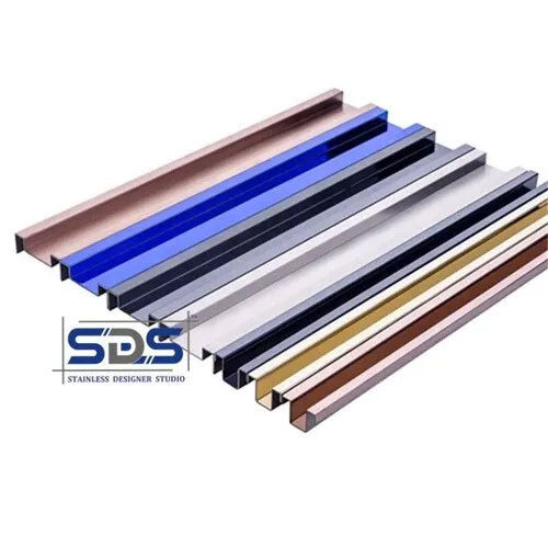 Decorative Stainless Steel Inner And Outer Tile Profile