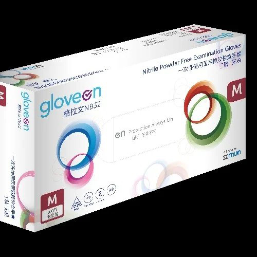 Hand Gloves (100 Pcs) (Nitrile) Gloveon Nb32/30