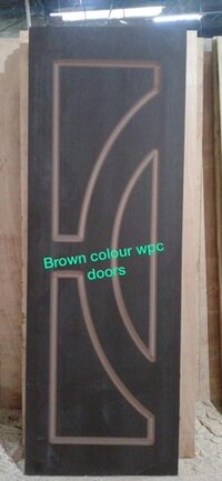 WPC Brown Colour Doors