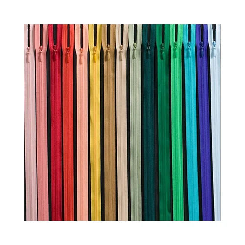 Multicolored Polyester Invisible Zippers