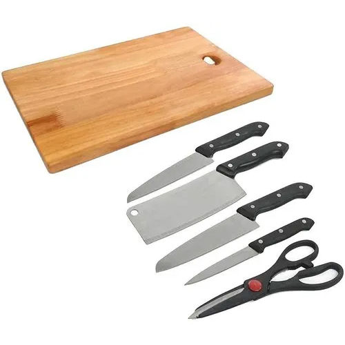 Chopping Board With Knife Set