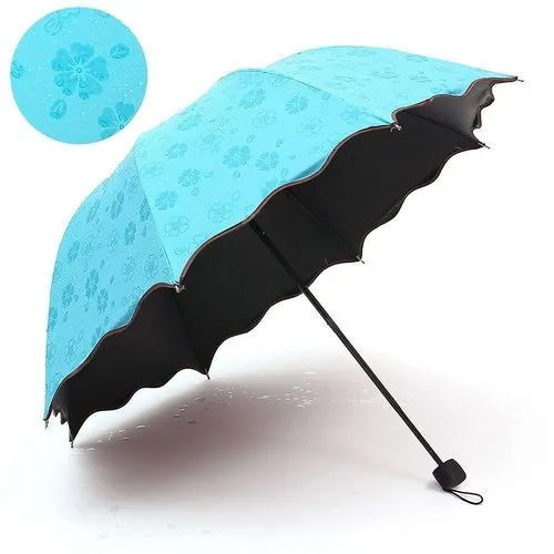 Sky Blue Fancy Magic Umbrella Changing Secret Blossoms Occur With Water Magic