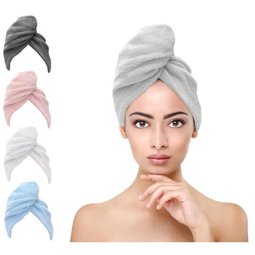 Multicolor Hair Towel Wrap