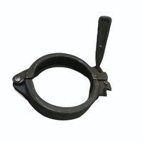 Black Concrete Pump Fixed Pipe Clamp