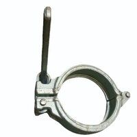 Sliver Concrete Pump Fixed Pipe Clamp