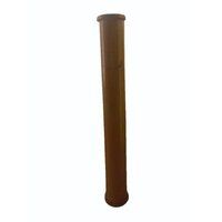 3 Inch Brown MS Taper Pipe