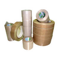 Heat Sealing Tape - 0.2 Mm Thickness, 10-25 Mm Width, 10-20 M Length, Brown Color - Ideal For Strong Sealing Of Plastic And Metal Materials