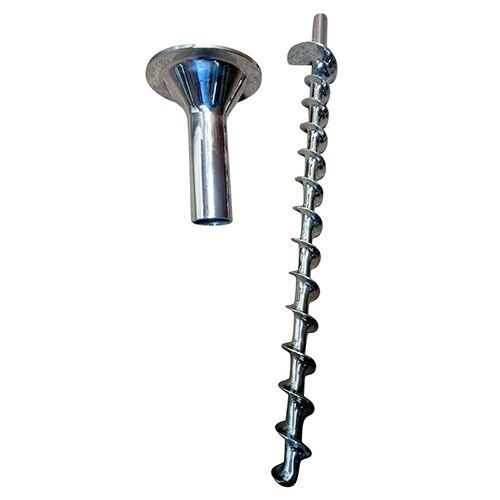 Silver Stainless Steel Auger Filler Screw