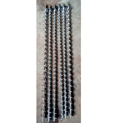 Stainless Steel Long Auger Screw Set - Color: Silver