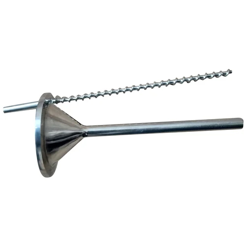 Stainless Steel Auger Screw With Funnel Pipe