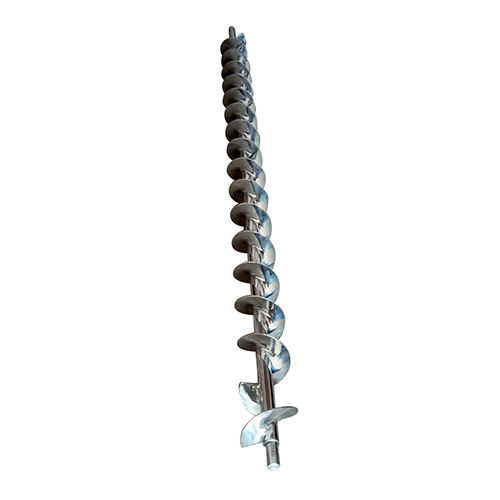 Silver Stainless Steel Conveyor Screw