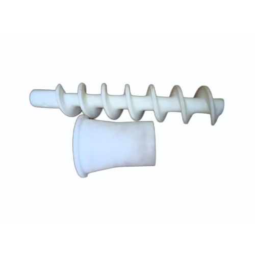 Plastic Auger Screw - Color: White