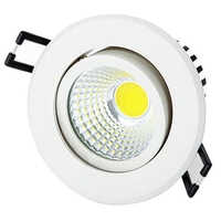 12w Led Cob Downlight - Durable Metal & Glass, Customized Shape & Size, Commercial Application, Multiple Light Color Options, Electric Power Factor