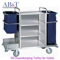 Housekeeping Trolley Stainless Steel