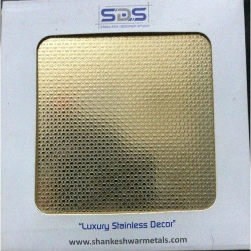 Hairline Mirror Gold SS Sheets by sds