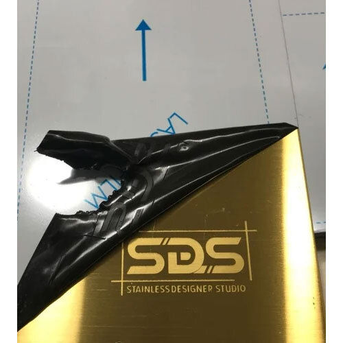 Stainless Steel Gold Matt Sheet by sds