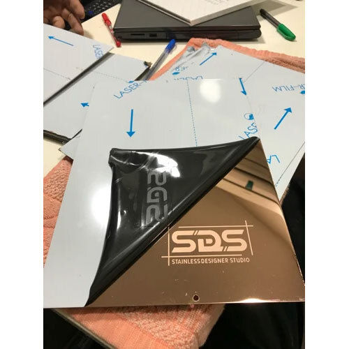 SS Rose Golden PVD Sheet by sds