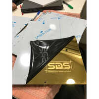 Gold Stainless Steel Metal Design Sheet By Sds