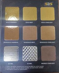 Decorative Pvd Titanium Coated Stainless Steel Sheet By Sds