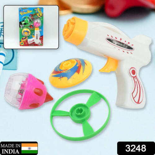 FLASH AND  SOUND SUPER SPEED SPINNER GUN SET FOR KIDS