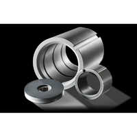 Carbon Slide Bearings - Carbon Graphite, Various Sizes Available, Silver Color | Round Shape For Industrial Applications